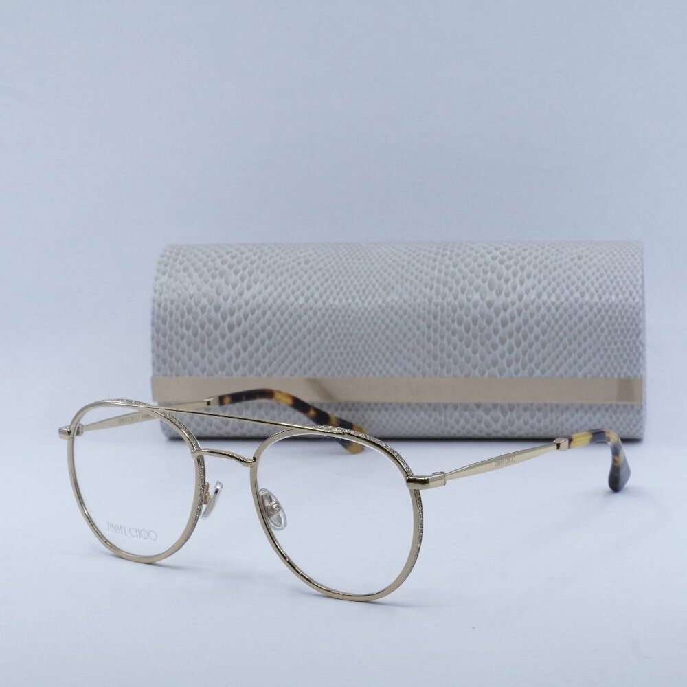 Jimmy Choo JC230 0J5G 00 Round Eyeglasses - Gold